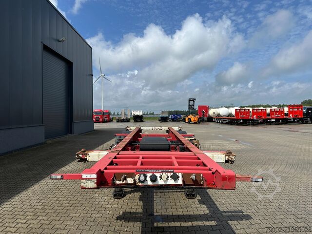 集装箱运输 Krone 2-axle 20FT chassis / BPW + drumbrakes, / airsu...