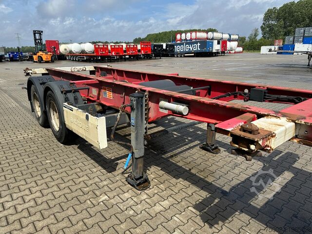 集装箱运输 Krone 2-axle 20FT chassis / BPW + drumbrakes, / airsu...