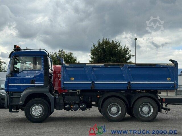 तीन तरफा डंप ट्रक MAN TGS 26.400 6x4 Meiller 3 Seiten Kipper Bordmatik