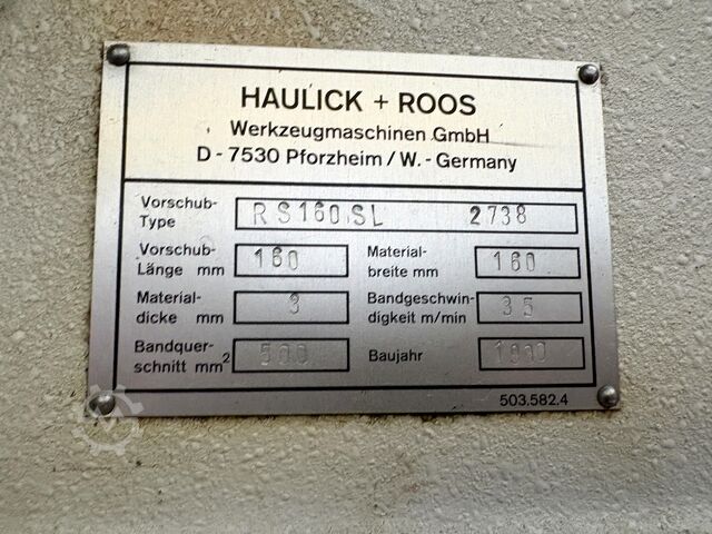 Automatska bušilica Haulick + Roos 720 NS