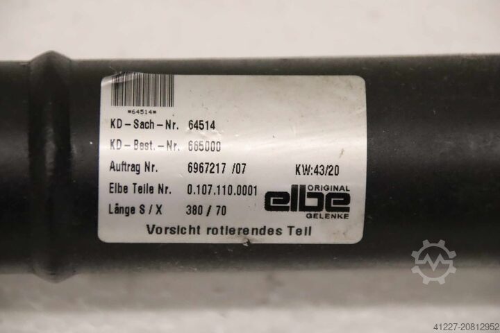Cardan d’arbre de transmission Elbe 0.107.110.0001 S/X 380/70