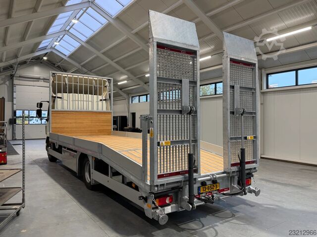 DAF LF 230 LF 230.12 EURO6. 2022. KAMION TRANSPORTUES me platformë me rampë ngarkimi hidraulike DAF LF 230 LF 230.12 EURO6.  2022.  OPRIJWAGEN met ...