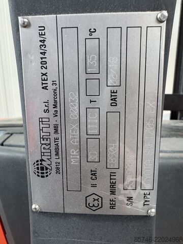 SWE 120 S  * DEMO * Atex EX * Miretti 3D / Zone 22 TOYOTA SWE 120 S  * DEMO * Atex EX * Miretti 3D / Zone 22