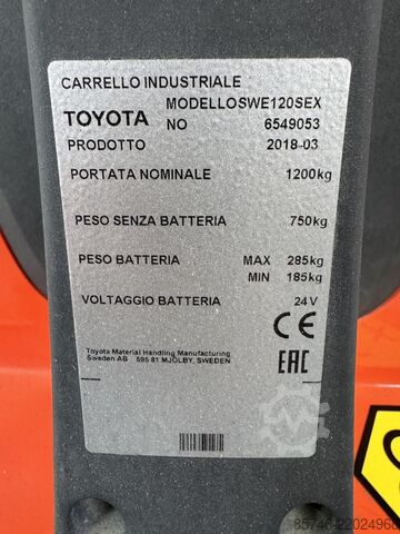 SWE 120 S  * DEMO * Atex EX * Miretti 3D / Zone 22 TOYOTA SWE 120 S  * DEMO * Atex EX * Miretti 3D / Zone 22