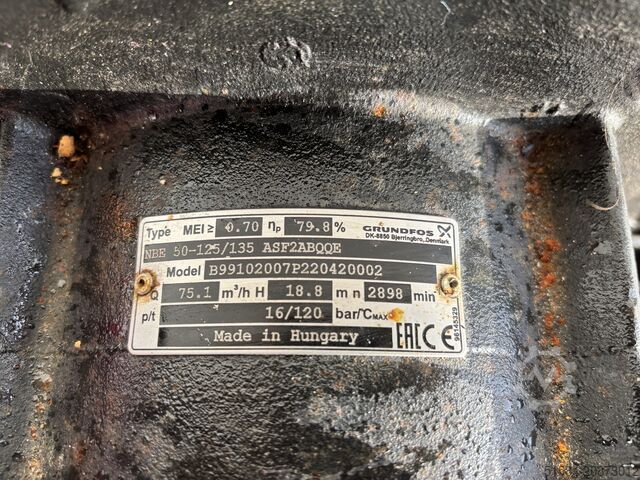 Single stage centrifugal pump Grundfos NBE50125135