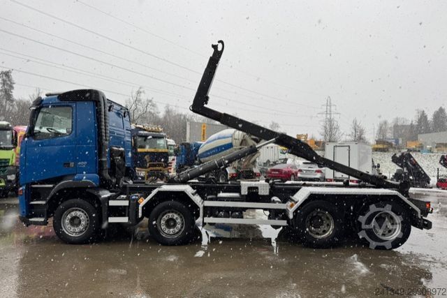 Camion benne à bras amovible VOLVO FH-400 8x4 Hyvalift AHK