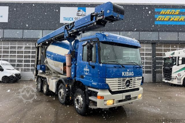 Camion malaxeur à béton MERCEDES-BENZ Actros 4148 V8 8x4 Mixer 9m3
