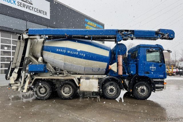 Camion malaxeur à béton MERCEDES-BENZ Actros 4148 V8 8x4 Mixer 9m3