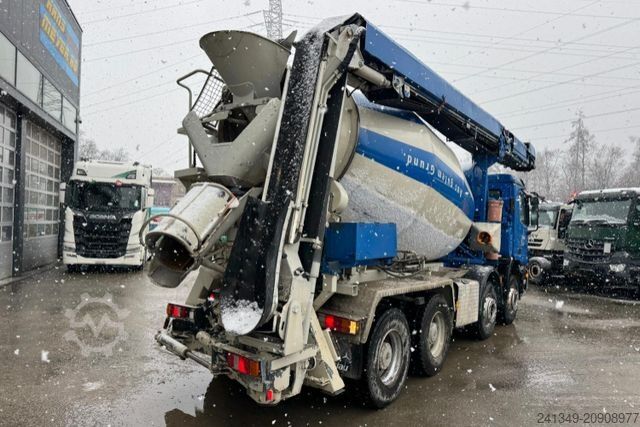 Camion malaxeur à béton MERCEDES-BENZ Actros 4148 V8 8x4 Mixer 9m3