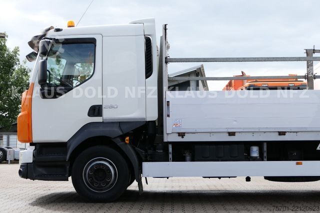Φορτηγό με επίπεδη καρότσα VOLVO FL 280 Pritsche Kran HIAB Bordwände Euro 6