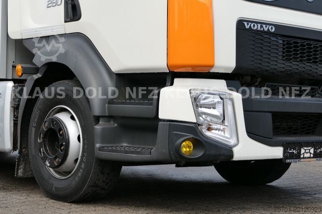 Φορτηγό με επίπεδη καρότσα VOLVO FL 280 Pritsche Kran HIAB Bordwände Euro 6