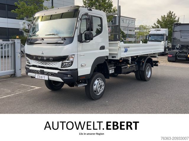 Þrístefnu veltibíll FUSO 6C18 4WD FG Dreiseitenkipper Klima PDC LED