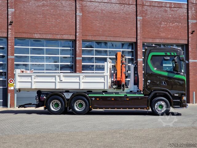 हुक आर्म सिस्टम Scania 590S V8 NGS 6x4 - HIAB Multilift 24T + Box with...