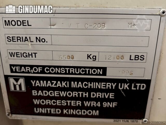 Mazak VTC-20B Mazak VTC-20B