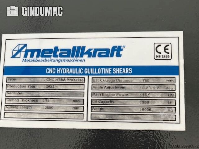 Metallkraft HTBS PRO 3113 Metallkraft HTBS PRO 3113