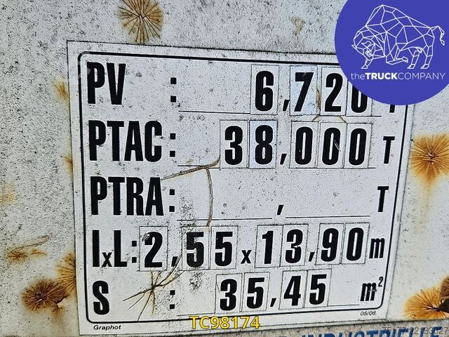 Sliding tarpaulins Fruehauf 