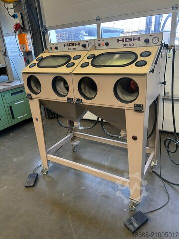 सैंडब्लास्टिंग केबिन, सैंडब्लास्टिंग मशीन HGH 60 40 DUO