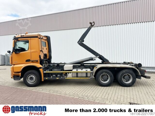 Крюковой мусоровоз Mercedes-Benz Arocs 3353 6x4 VDL Abrollanlage bis 7m Beh. WIDI,
