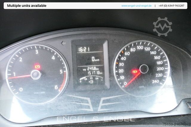 Kassevogn Volkswagen T5 Transporter 2.0 TDI PARKTRONIK EURO-5 2xSCHIEBETÜR CoC