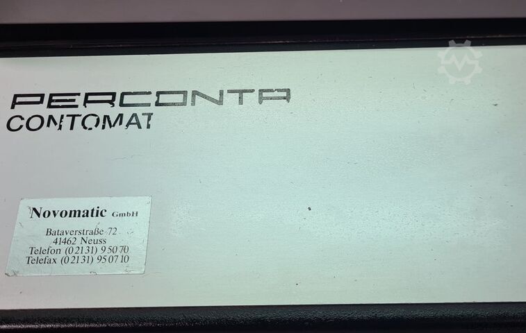 Mincovní vyúčtovací terminál (samoobslužný terminál) Perconta Contomat