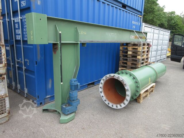 立柱旋转吊车、旋转吊车、链式提升机 Demag Kran Drehkran Hallenkran 2000KG NL 2000Kg 2t L 5m PK10 Kettenzug