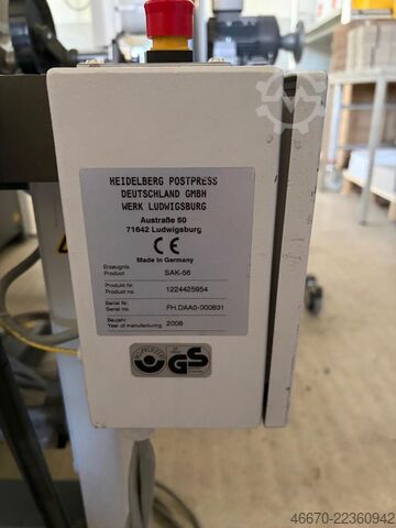 Máquina de dobrar Heidelberg Stahlfolder TI52-6-4