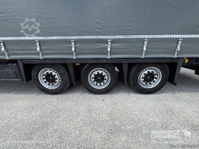 Semirremolque abierto con toldo Schmitz Cargobull Semitrailer Curtainsider Mega