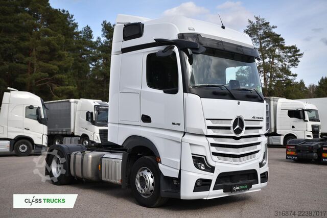 मानक ट्रैक्टर यूनिट MERCEDES-BENZ Actros 5 1845 BigSpace MirrorCam