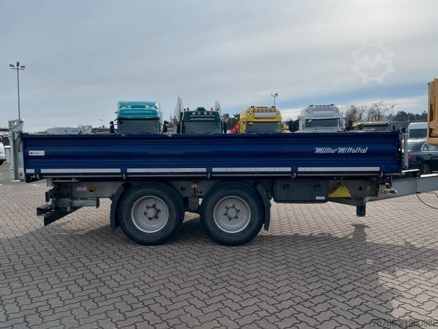 Приколка самосипална на три страни MÜLLER-MITTELTAL KA-TA-R 13.5/ geteilte Klappe/ NL9.8t/ neuwertig