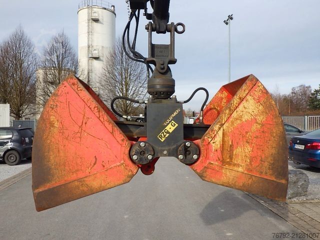 Three-way tipper van IVECO 70 C 18 DoKa/Kipper/Palfinger Kran/Greifer/2xAHK