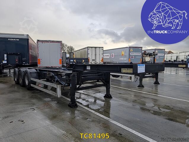 Transportul de containere Turbos Hoet Tank chassis Gooseneck