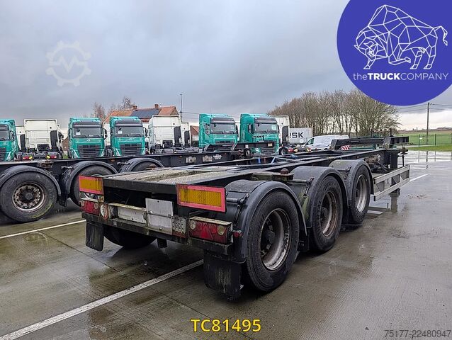 Transportul de containere Turbos Hoet Tank chassis Gooseneck
