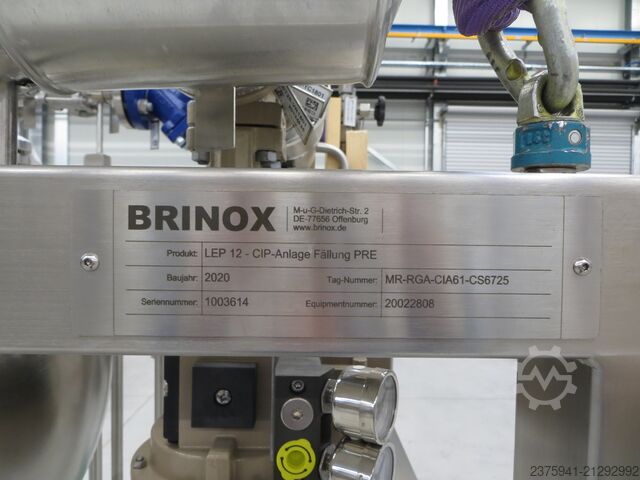 BRINOX LEP 12 – CIP-Anlage Fällung PRE Brinox LEP 12 CIP
