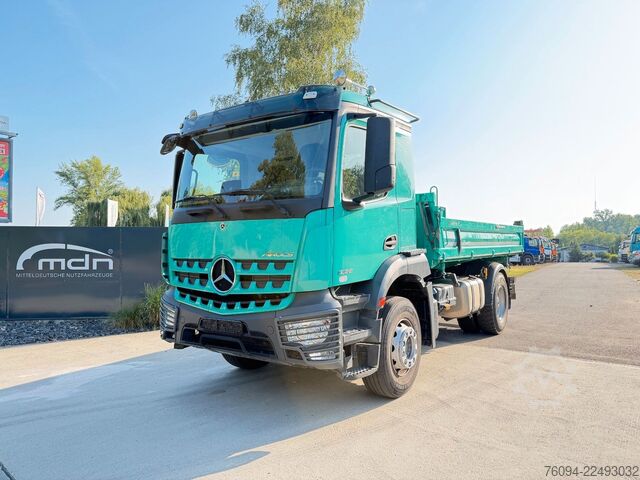Trīspusējs kravas pašizgāzējs MERCEDES-BENZ Arocs 1836 4x2 MEILLER Kipper AHK 35to