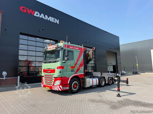 Truk derek DAF XF 460 6x2 Fassi F485RA Euro 6