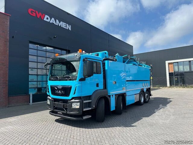 Suction vehicle MAN TGS 35.400 8X2-4 BL WIEDEMANN SUPER 1000