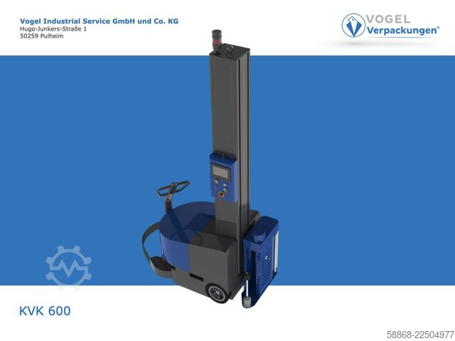 Robot d'étirage / banderoleuse de palettes mobile  KVK 600