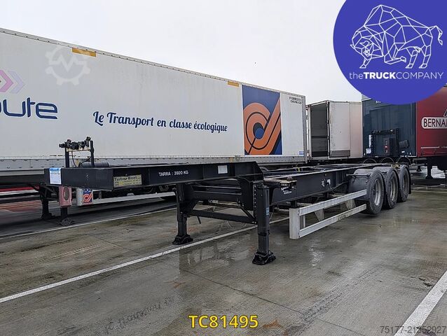 Transporte de contenedores Turbos Hoet Tank chassis Gooseneck