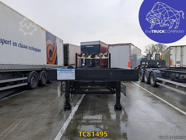 Transporte de contenedores Turbos Hoet Tank chassis Gooseneck