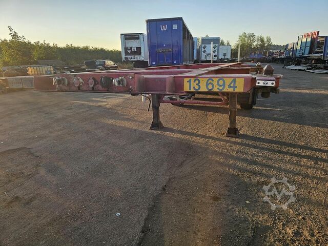 Transport de conteneurs BURG BPO 12-27 CCXGX-00/   FOOT/BPW DRUM/APK 13...