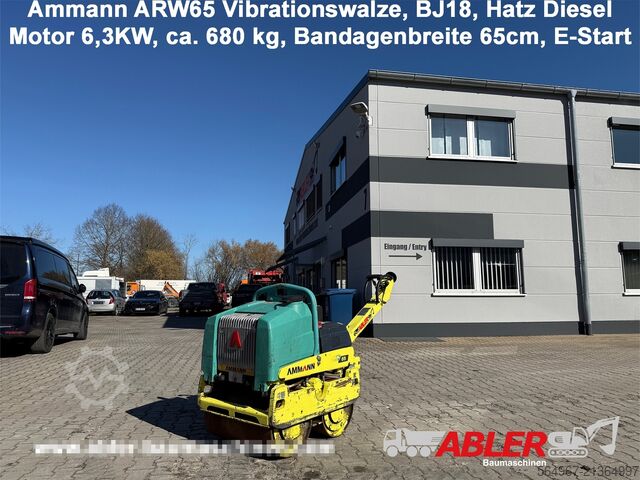 Rodillo tándem Ammann ARW 65 Vibrationswalze Handwalze
