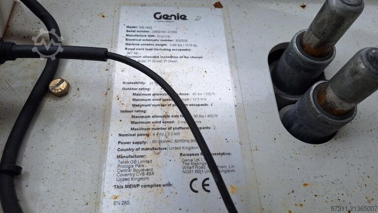 Nacelle à ciseaux Genie GS-1932