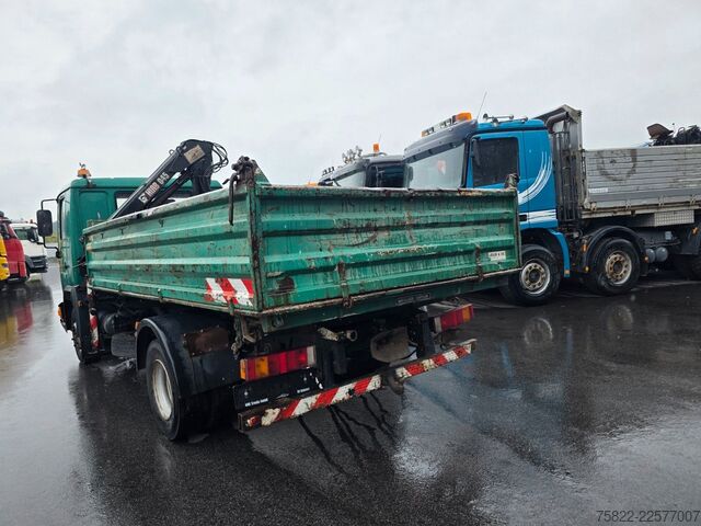 Transporter mit Kipper MAN 8.174 / E3 / Kipper Kran Greifer / 2X AHK