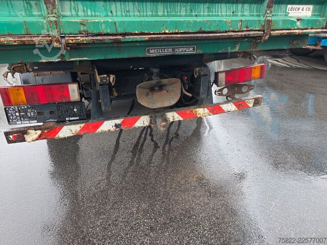 Transporter mit Kipper MAN 8.174 / E3 / Kipper Kran Greifer / 2X AHK