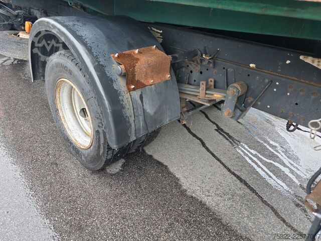 Transporter mit Kipper MAN 8.174 / E3 / Kipper Kran Greifer / 2X AHK