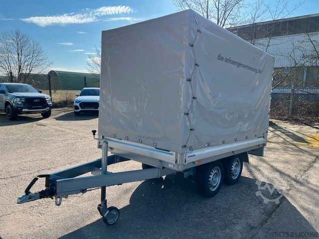 Trailer mobil UNSINN FZ-TECHNIK EB H 2715-20-13 Plane u. Spriegel 100 Kmh