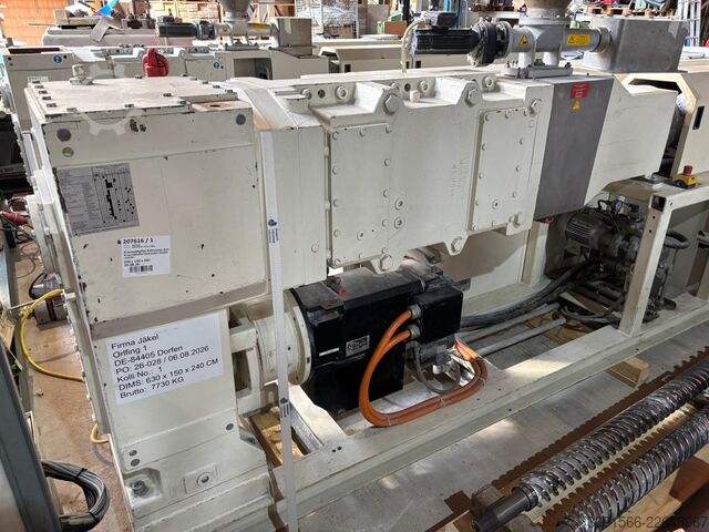 Dvoušnekový extrudér KraussMaffei KMD 114-32