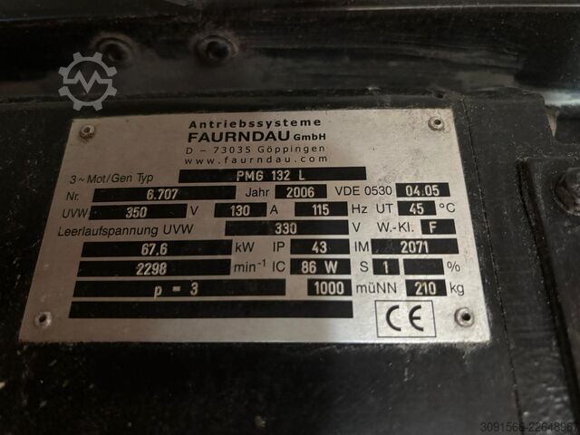 Dvoušnekový extrudér KraussMaffei KMD 114-32