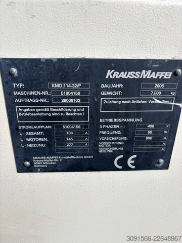 Dvoušnekový extrudér KraussMaffei KMD 114-32