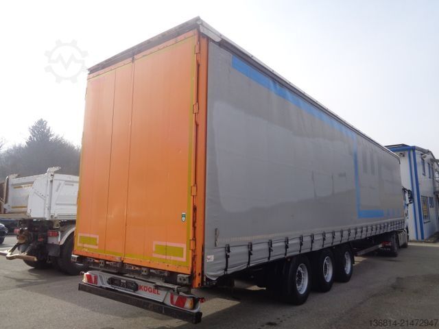 Otevřený návěs s plachtou KÖGEL SN24 MEGA 435/50 R19,5 SAF